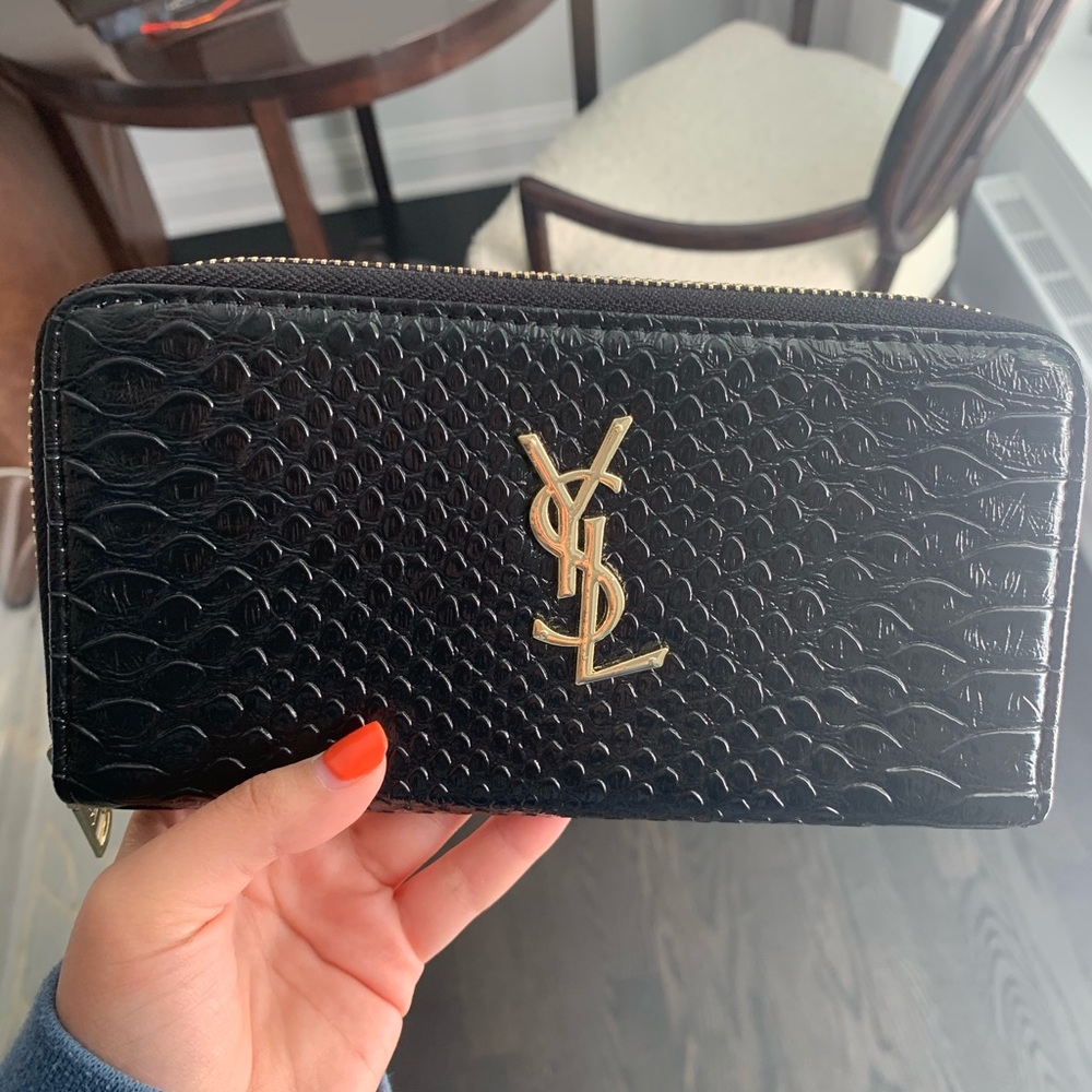 Monogram Zip Wallet